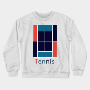 Tennis Court Palette Crewneck Sweatshirt